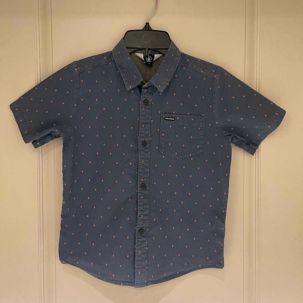 Boys Micro Dot Button up